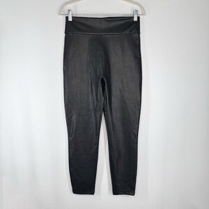 The Sister Studio x Abercrombie & Fitch Vegan Leather Black Lined Pants Size Med